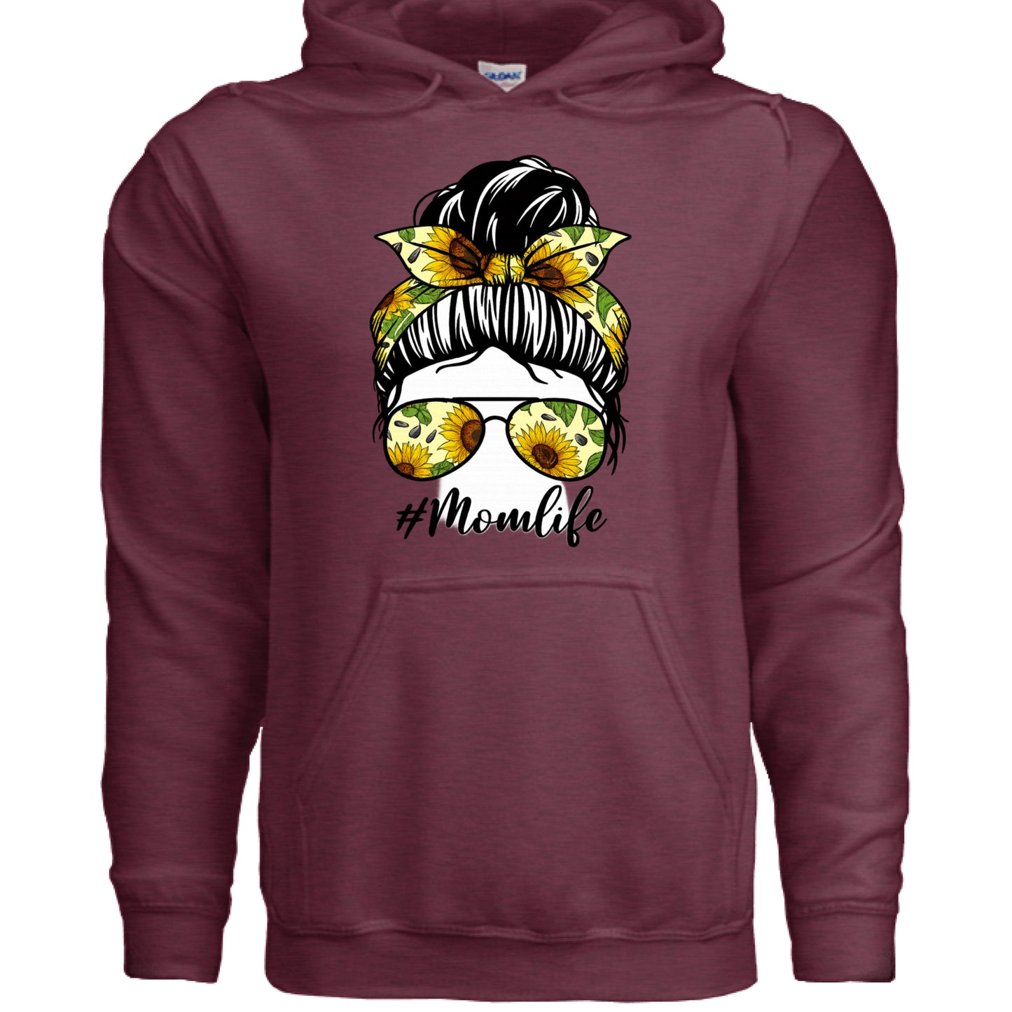 Heather Sport Dark Maroon - FRONT